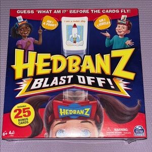 NEW Hedbanz Blast Off and 3-Set Expansion Pack